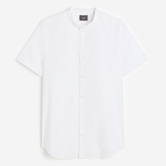 🛑SOLD🛑🔹NWT H&M Men’s Muscle Fit Cotton Dressy Shirt🔹 - Picture 5 of 13